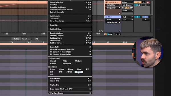 Build tension with more than one effect in Ableton Live.