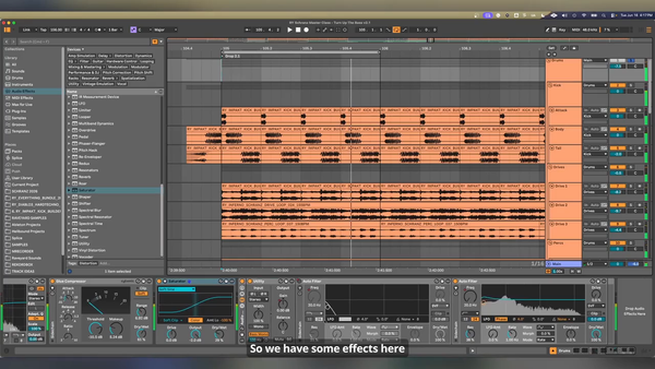 Judge group processing by the job it performs in Ableton Live.
