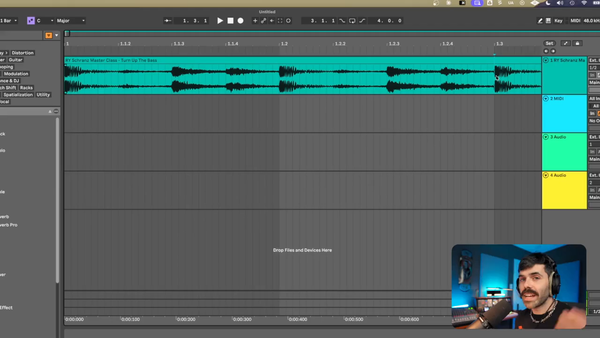 Map the main sections before expanding the loop in Ableton Live.