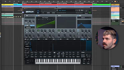 Choose the sound and write the acid rhythm together in Ableton Live.