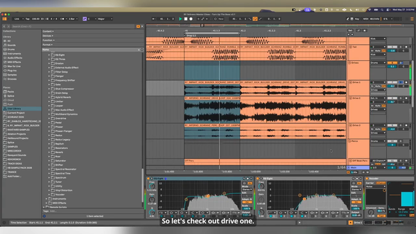 Build a Schranz drive stack from different roles in Ableton Live.