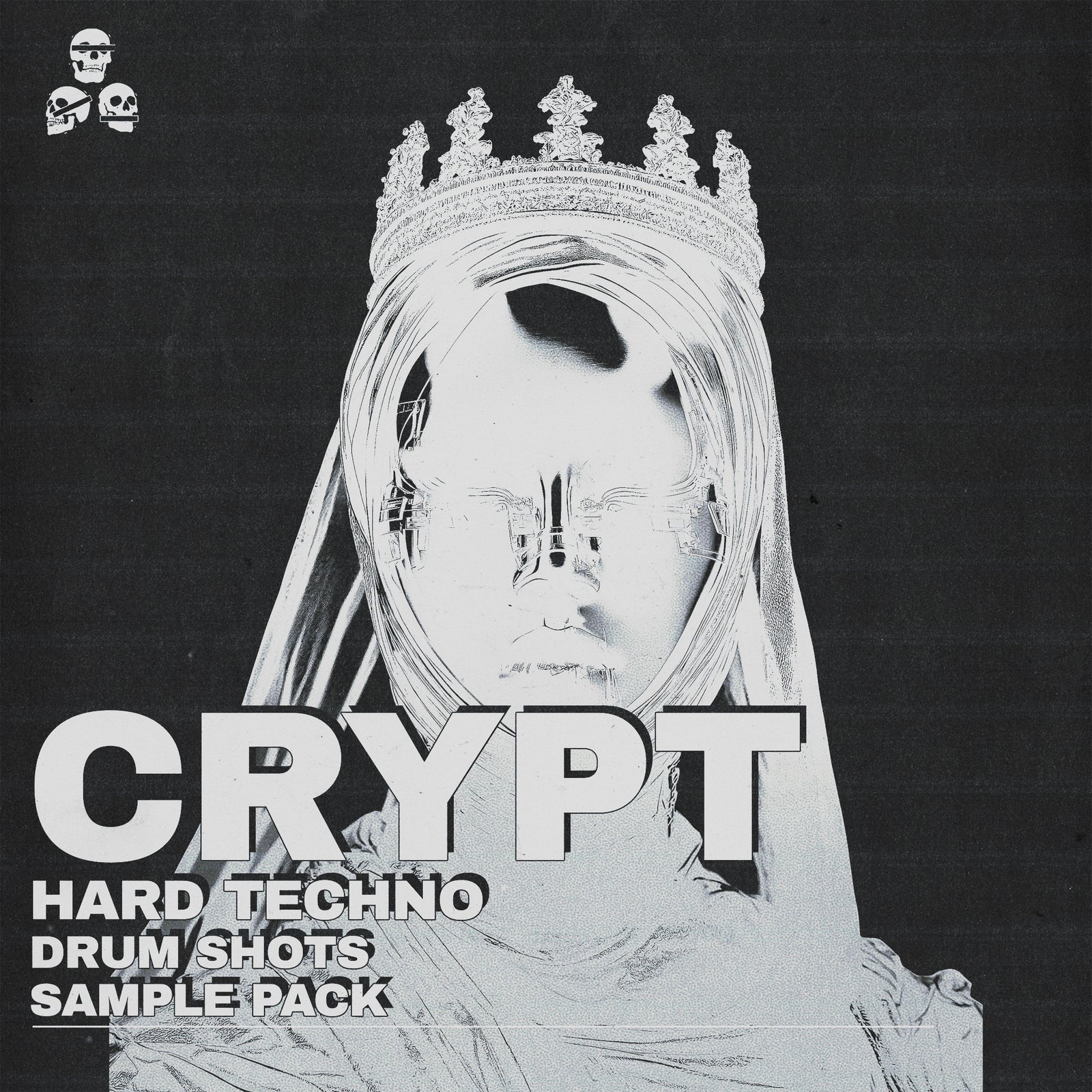 Crypt Hard Techno Drum Shots Sample Pack - 225 Samples
