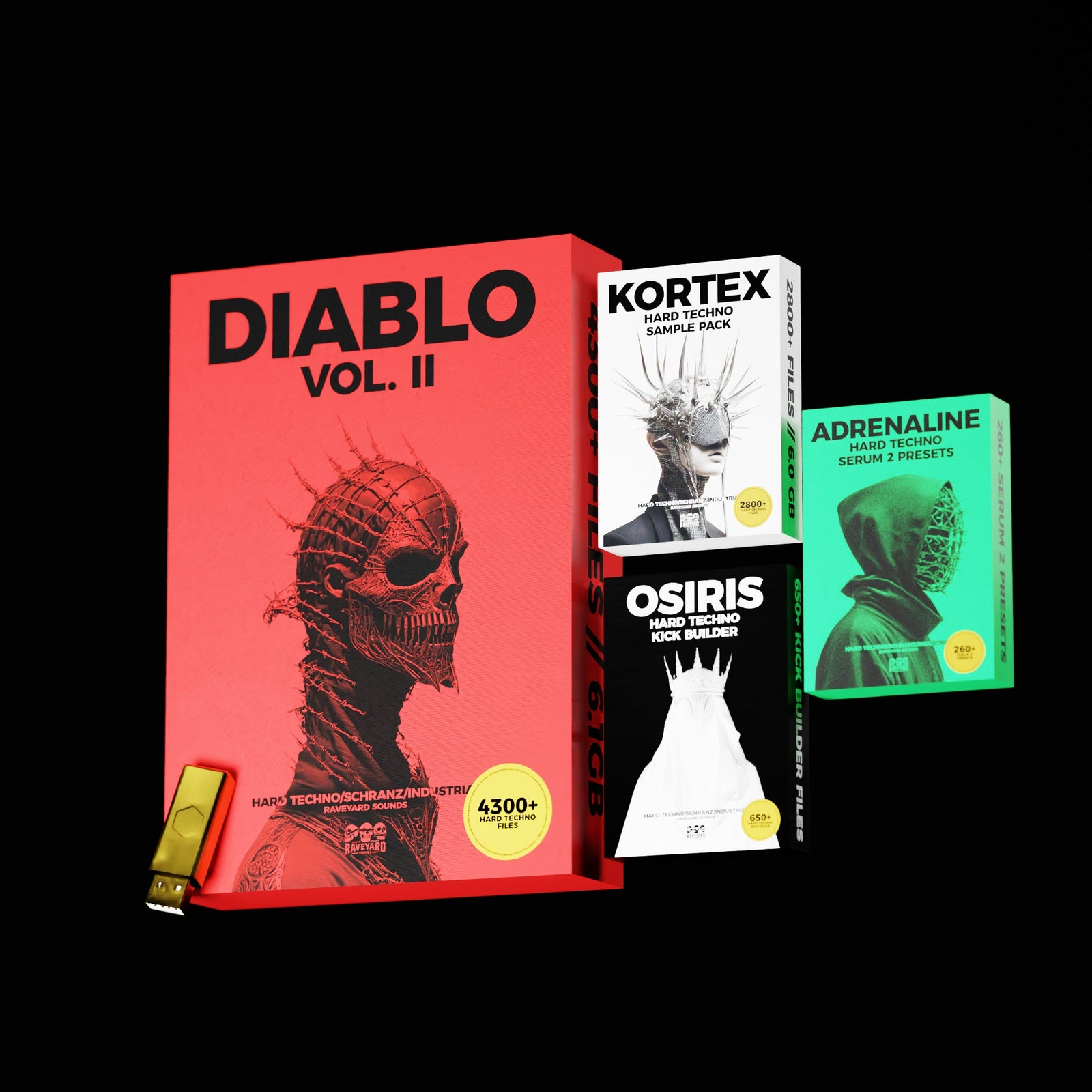 Diablo 2 - Hard Techno Samples Bundle (4300+ Files)