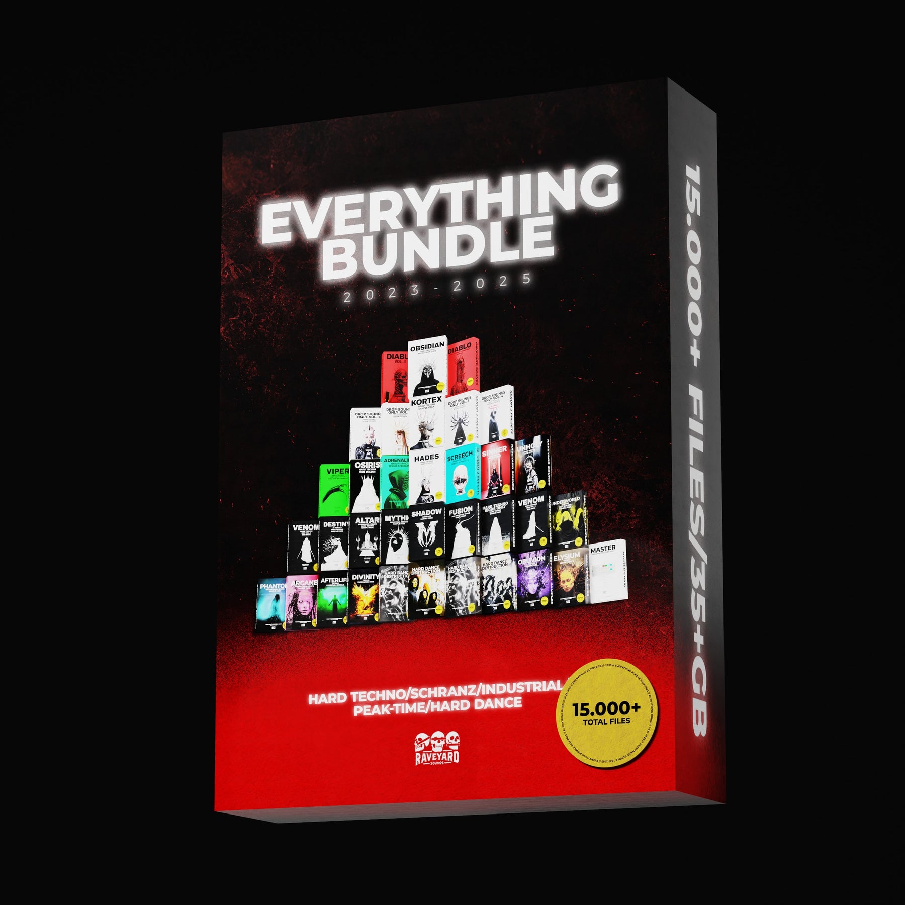 Raveyard Everything 2023-2025 Hard Techno Samples Collection Bundle
