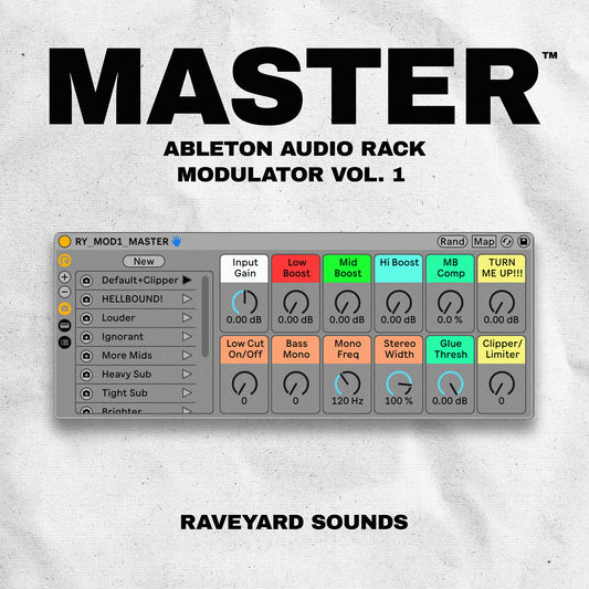 MASTER™ - Ableton Audio Rack - Modulator Vol. 1