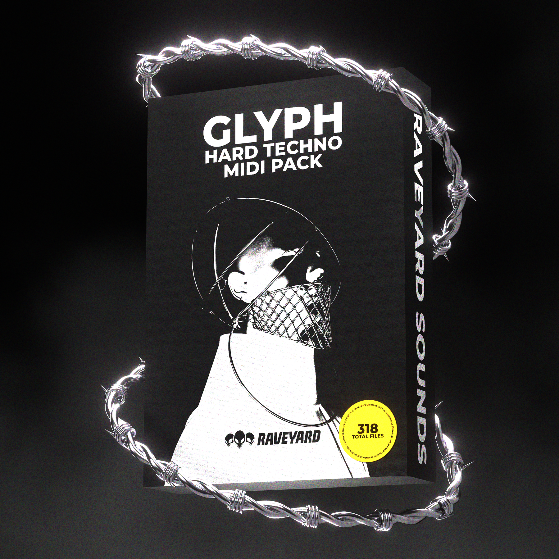 GLYPH Hard Techno MIDI Pack artwork
