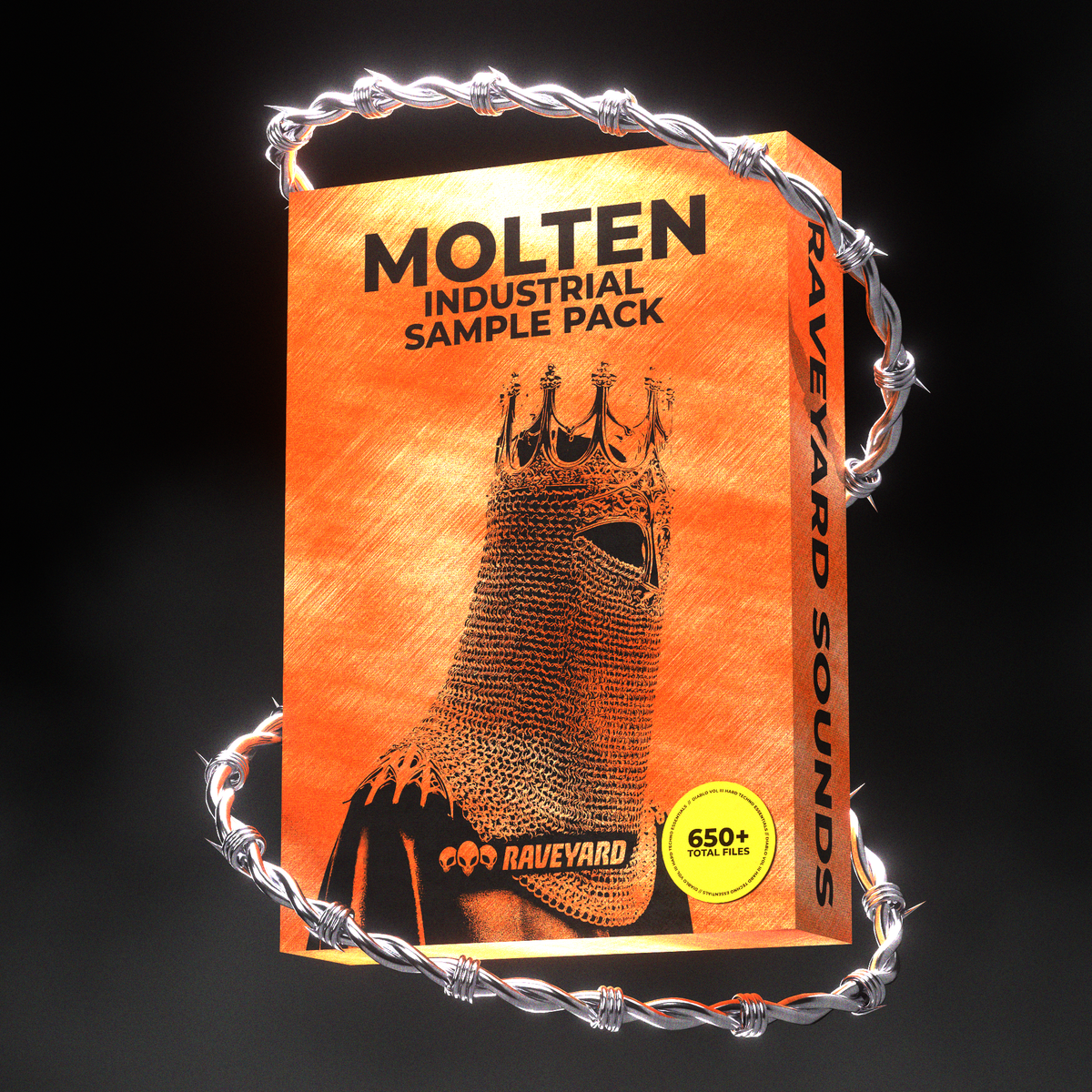 Molten Industrial Samples - 587 WAV Files artwork