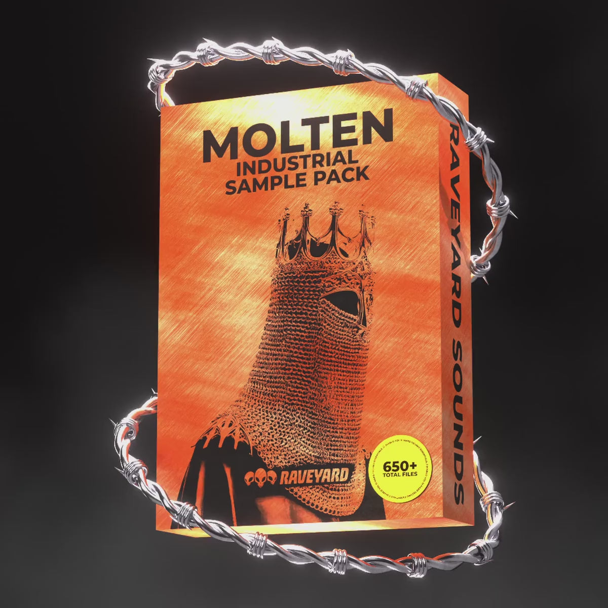 Molten Industrial Samples animated product artwork