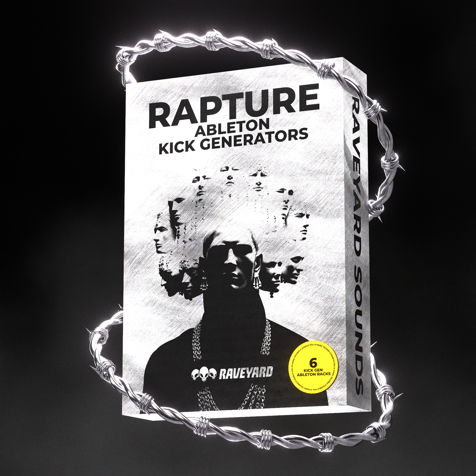 Rapture Kick Generators - 6 Ableton Racks artwork